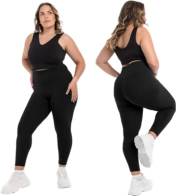 High Waist Plus Size Leggings for Women Buttery Soft Plus Size Leggin SINOPHANT